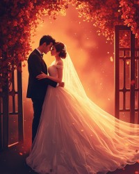 El día de la boda, la prometida corrió para ayudar a su amor ideal a superar las pruebas.
